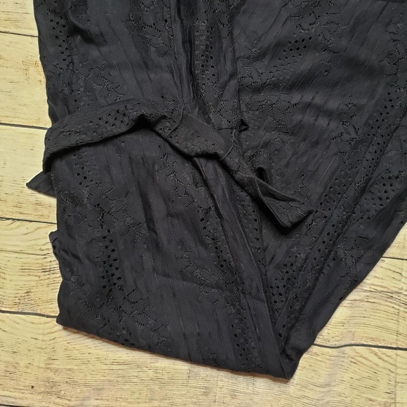 VINCE CAMUTO navy blue lace sleeveless jumpsuit 6 - Picture 2 of 11